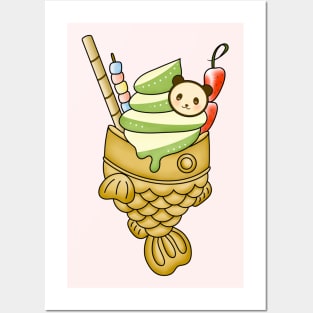 Taiyaki Ice Cream Posters and Art